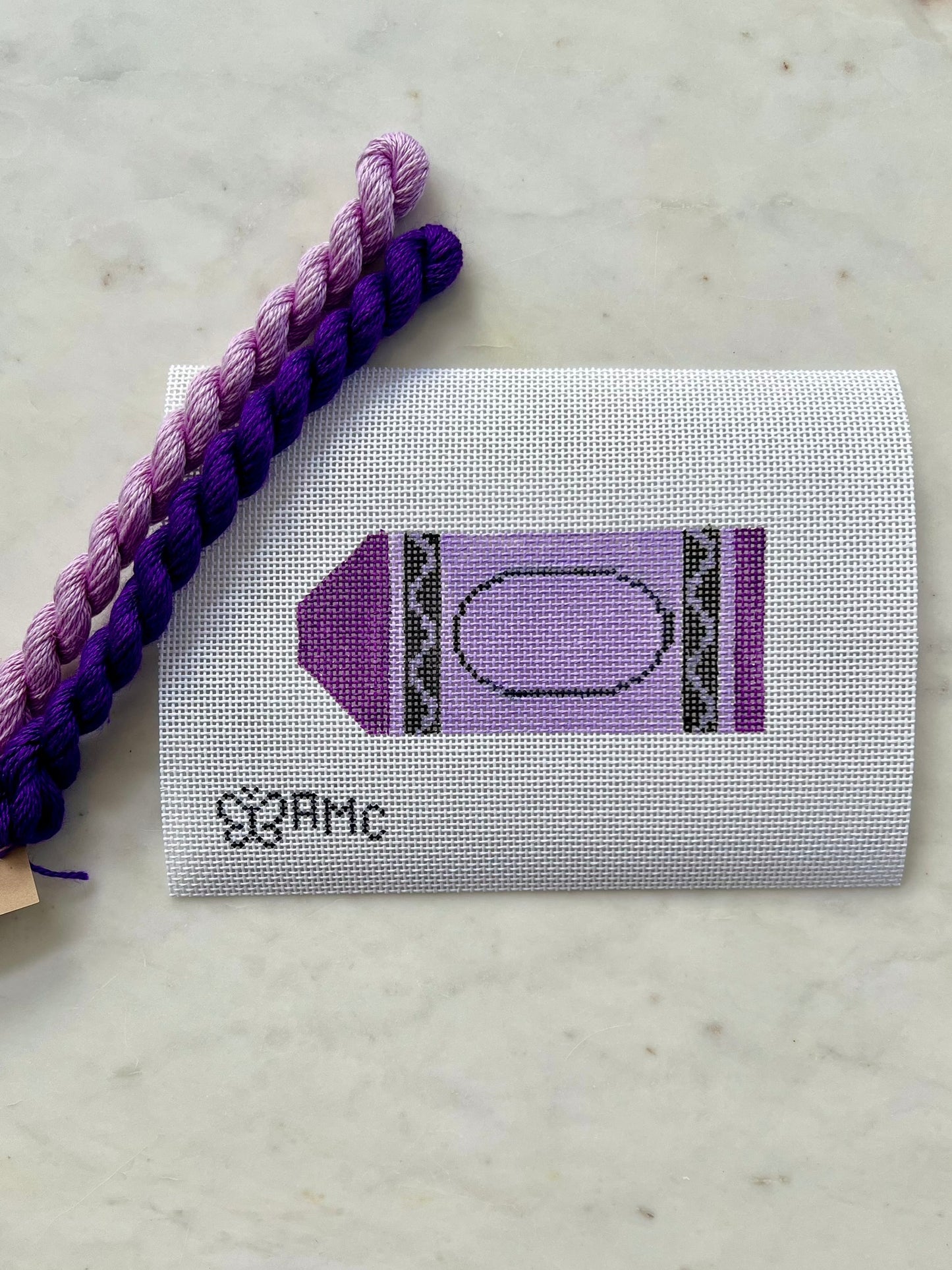Purple Crayon Ornament