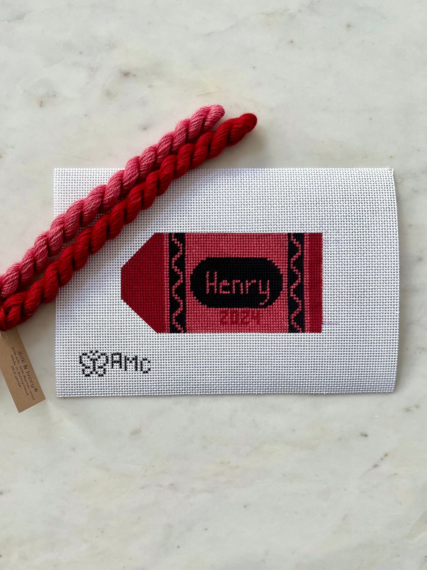 Yellow Crayon Ornament