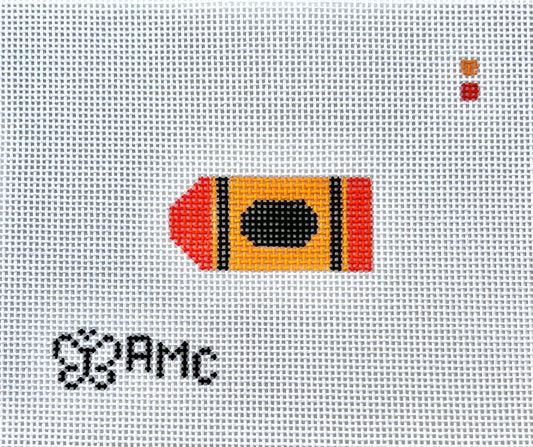 Mini Orange Crayon Charm