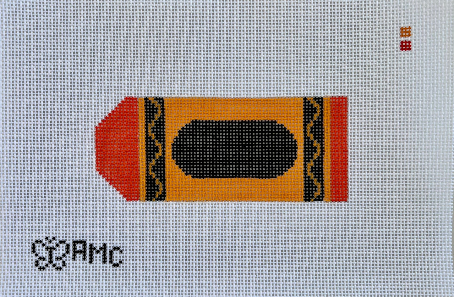 Orange Crayon Ornament