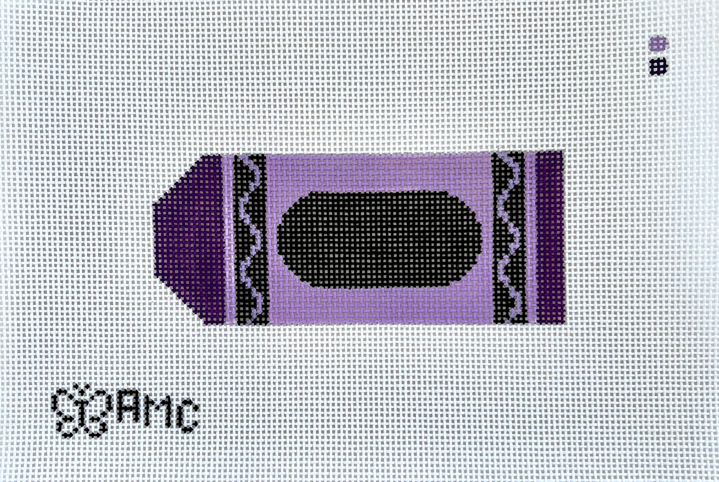 Purple Crayon Ornament