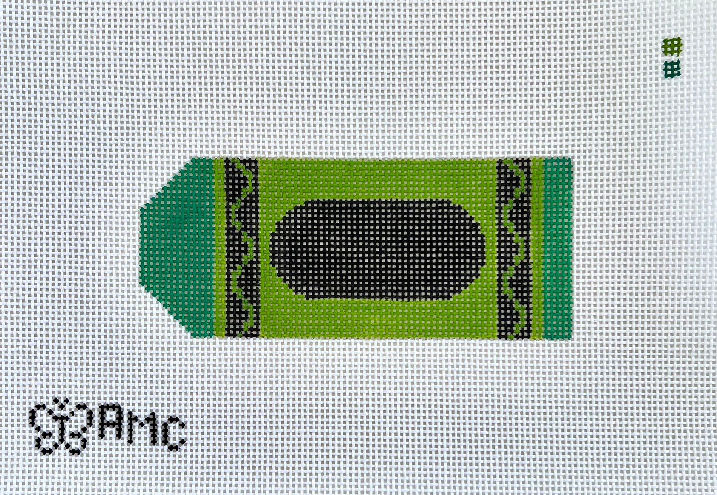 Green Crayon Ornament