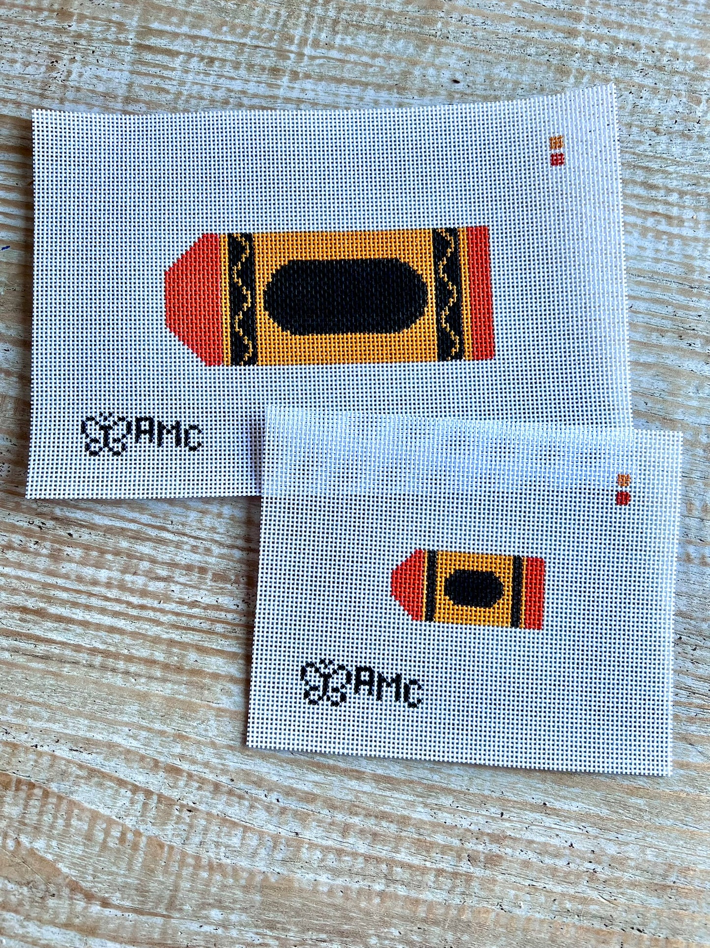 Mini Orange Crayon Charm