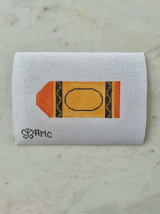 Orange Crayon Ornament