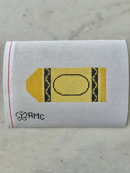 Yellow Crayon Ornament