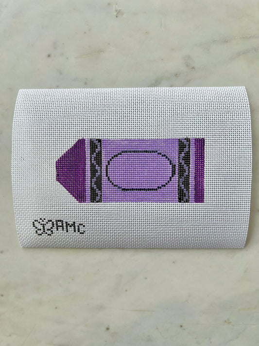 Purple Crayon Ornament