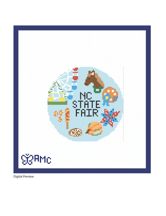 North Carolina State Fair Needlepoint  *PREORDER*