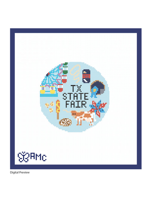 Texas State Fair Needlepoint  *PREORDER*