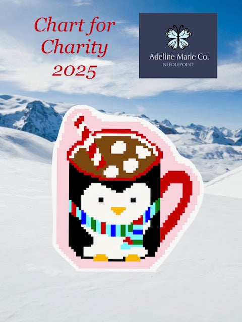 Chart for Charity 2025 - Penguin Mug Hot Cocoa
